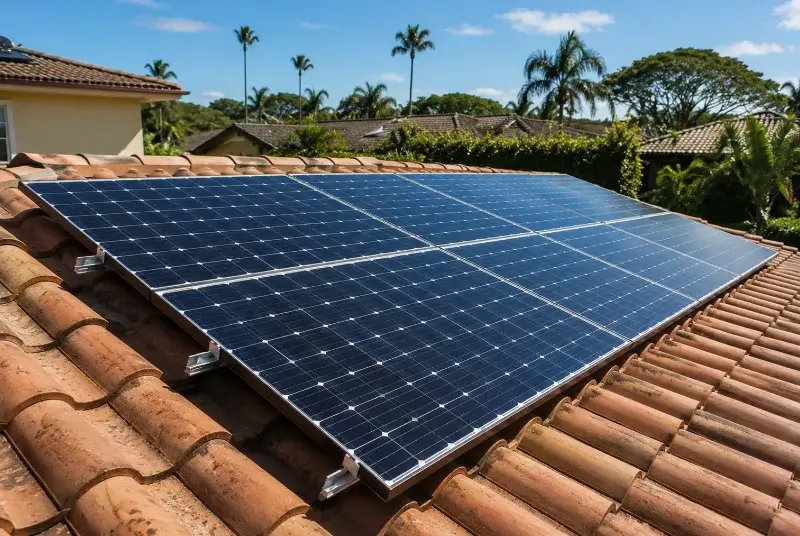 Installation de panneaux solaires à Pierrerue